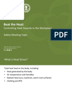 Beat The Heat Safety TBT Topic Presentation