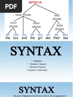 Syntax