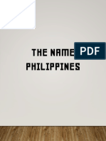 The Name Philippines