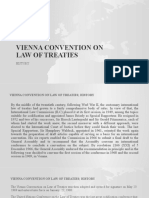 VIENNA CONVENTION ON LAW OF TREATIES HISTORY