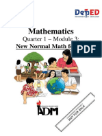 Mathematics: Quarter 1 - Module 3