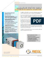 RIEGL miniVUX-1UAV Datasheet 2020-03-31