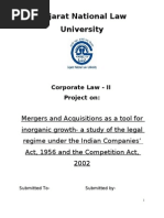 Corporate Law - II Project