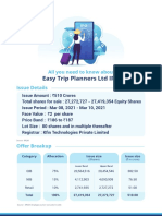 Easy Trip Planners Limited Report