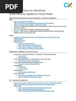 ESA-Resources Cheat Sheet