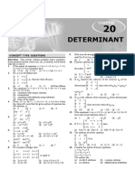 MCQ Determinants XII