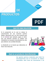 Dilución de productos químicos: concentraciones y efectividad