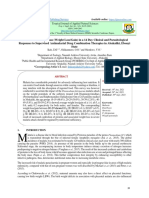 Assessment of Body Mass in A 14 Day Clinical and Parasitological Responses To Supervised Antimalarial Drug Combination Therapies in Abakaliki, Ebonyi State