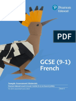 GCSE (9-1) French: Sample Assessment Materials