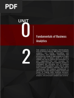 UNIT 2:fundamentals of Business Analytics