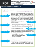 Nosql Database - Mongodb: Online Course