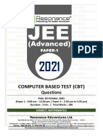 (Advanced) : Computer Based Test (CBT)