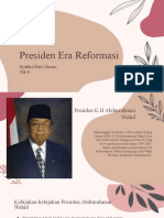 Presiden Era Reformasi Indonesia