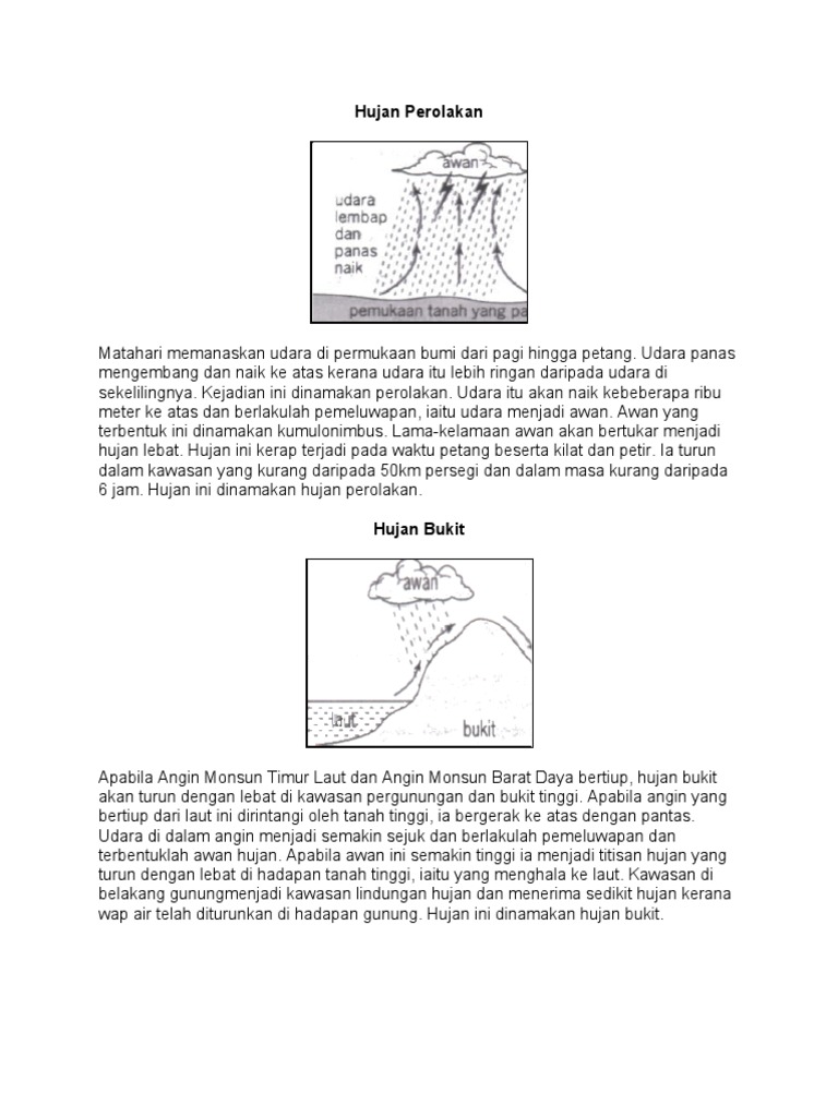 Proses dan Jenis Hujan Perolakan | PDF