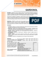Gardosol: Description: GARDOSOL Has Been Registered Under The NSF International Registration Guidelines For
