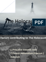 The Holocaust: Project Done By: Josephine, Theresa, Eunice, Hongyu