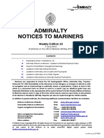 Admiralty Notices To Mariners (Weekly Edition 23) 2012 PDF