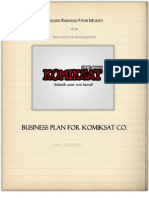 A. Ramosaj - F. Murati- KOMIKSAT CO.Business Plan
