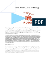 Kodak's Downfall Wasn't About Technology: Disruptive Innovation