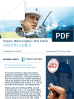 Martin Jones: Projects / Marine Logistics / Time Critical
