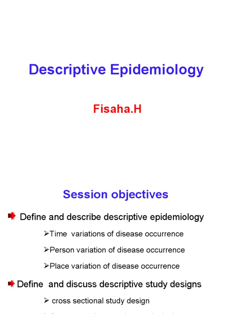 Understanding Descriptive Epidemiology | PDF | Epidemiology | Medicine