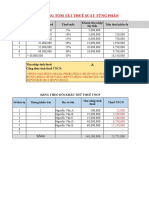 công thức tính thuế tncn trên excel