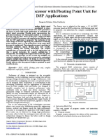 32-Bit RISC Processor With Floating Point Unit For DSP Applications