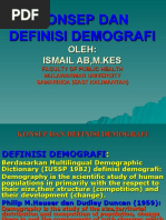 Download Konsep Dan Definisi Demografippt Partemuan 1 by Ismail Andi Baso SN52993051 doc pdf