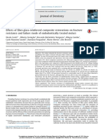 Effects of Fiber-Glass-Reinforced Composite Restorations On Fracture Resistance and Failure Mode of Endodontically Treated Molars