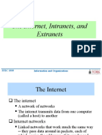 The Internet, Intranets, and Extranets: ITEC 1010 Information and Organizations