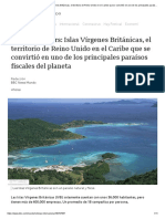 Pandora Papers - Islas Vírgenes Británicas, El Territorio de Reino Unido en El Caribe Que Se Convirtió en Uno de Los Principales Paraísos Fiscales Del Planeta - BBC News Mundo