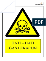 Sign Hati - Hati Gas Beracun