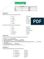 HW 3 - Describing Things: Exercise 1