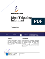 Riset Teknologi Informasi: Modul Perkuliahan