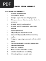 Design Checklist