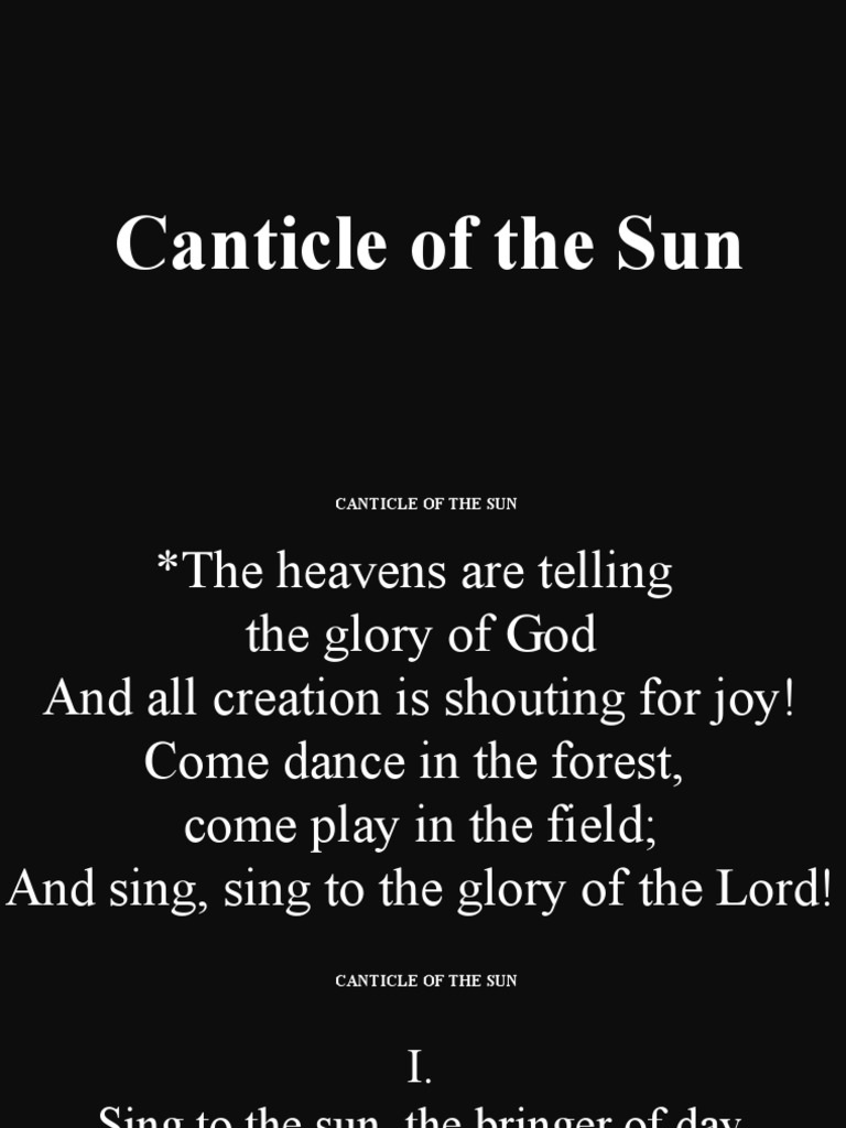 Canticle of The Sun
