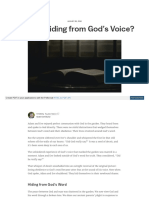 Are You Hiding From God's Voice?: Create PDF in Your Applications With The Pdfcrowd