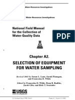 Selection of Equipment For Water Sampling: Chapter A2