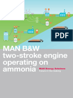 Man b w Two Stroke Engine Operating on Ammonia