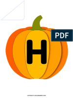 Happy Halloween - Pumpkin Banner - Mrs. Merry