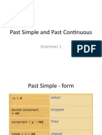 Past Simple and Past Continuous