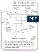 Clothes Crossword 1