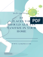 10 Places You Should Always Sanitize in Your Home