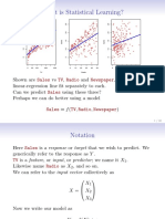 Statistical Learning Handout