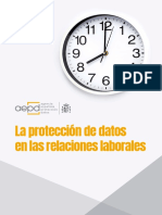 La proteccion de datos en las relaciones laborales