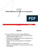 Microsoft PowerPoint - Les - 07 - RMAN - Rec - FR