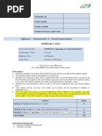 COMM107 Final Exam 2021 - 02