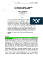 Persistence in Online Classes A Study of Perceptions Among Community College Stakeholders-Highlights