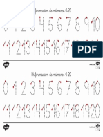 formación trazos números