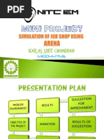 Download Simulation of Job Shop using Arena - Mini Project PPT by Kailas Sree Chandran SN52996369 doc pdf